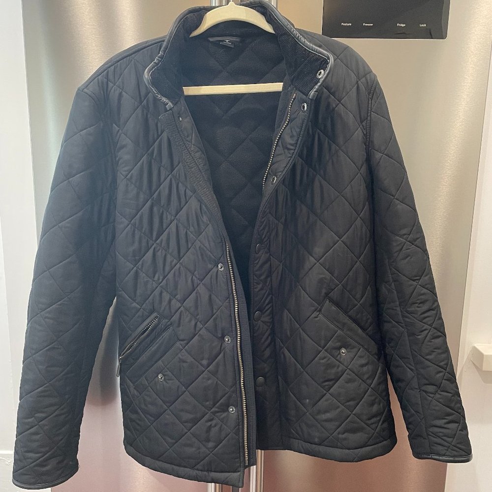 Barbour Men's Quilted Fleece Lined Jacket Black